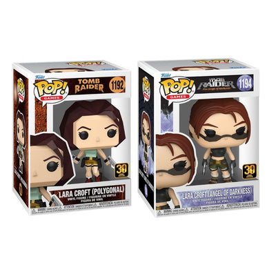 Funko Pop! Tomb Raider Wave 3 2-Pack Vinyl Figures - Collectible 3¾-Inch Window Box Set, Lara Croft & Iconic Characters (PRE-ORDER APRIL)