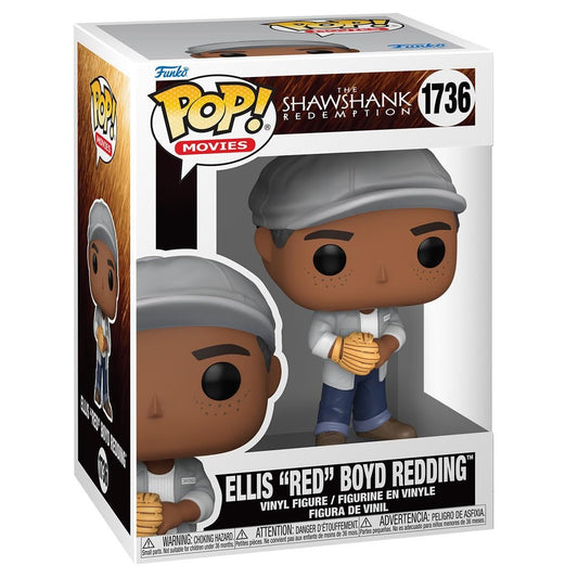 Ellis 'Red' Boyd Redding Funko Pop! Movies: The Shawshank Redemption - Approx. 4" Collectible Vinyl Figure #1736 with Window Display Box