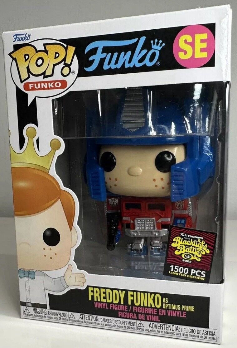 LE 1500 Optimus Prime Freddy Fundays 2022 Exclusive Funko Pop RARE!