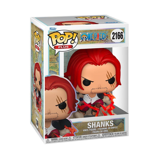 Shanks #2166 Funko Pop! Plus One Piece - Approx. 4" Collectible Vinyl Figure Bundled with Display Box Protector Case - Estimated Arrival: Jan. 2026 (PRE-SALE)
