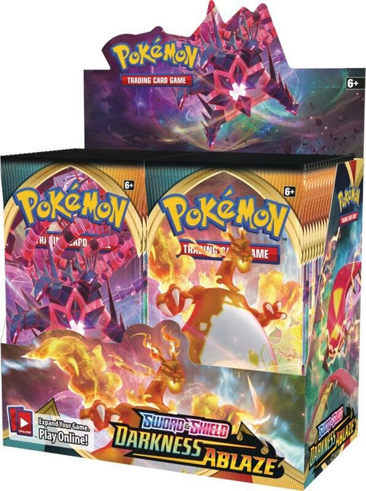 Pokemon TCG Sword & Shield Darkness Ablaze Booster Box sealed – 36 booster packs Pokémon trading cards