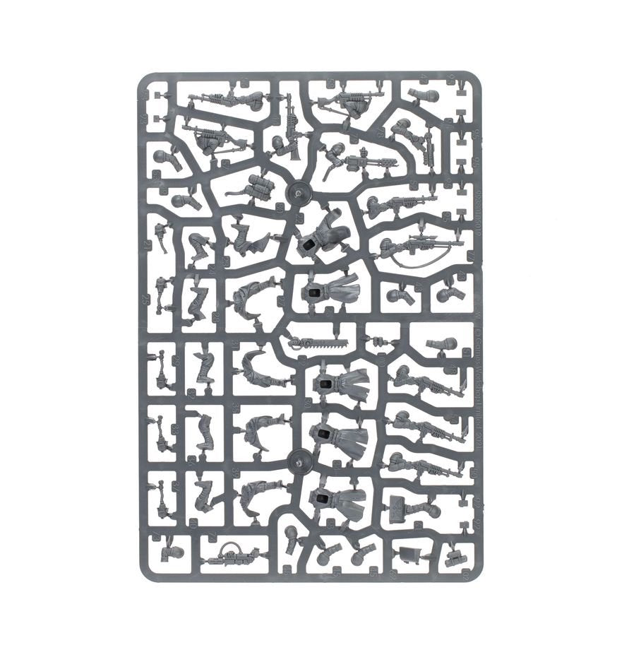 Warhammer 40,000 Astra Militarum Death Korps of Krieg Miniatures Set – 10 Customizable Plastic Soldiers with Transfer Sheet for Warhammer 40K (PRE-ORDER)