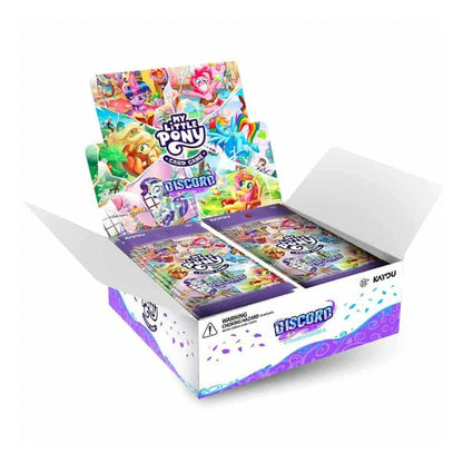 Kayou My Little Pony BNA02 Discord Foil Edition Booster Box, 20 Packs, 5 Cards per Pack, Trading Cards, TCG Collectible Card Game, Collector Booster for Fans and Collectors