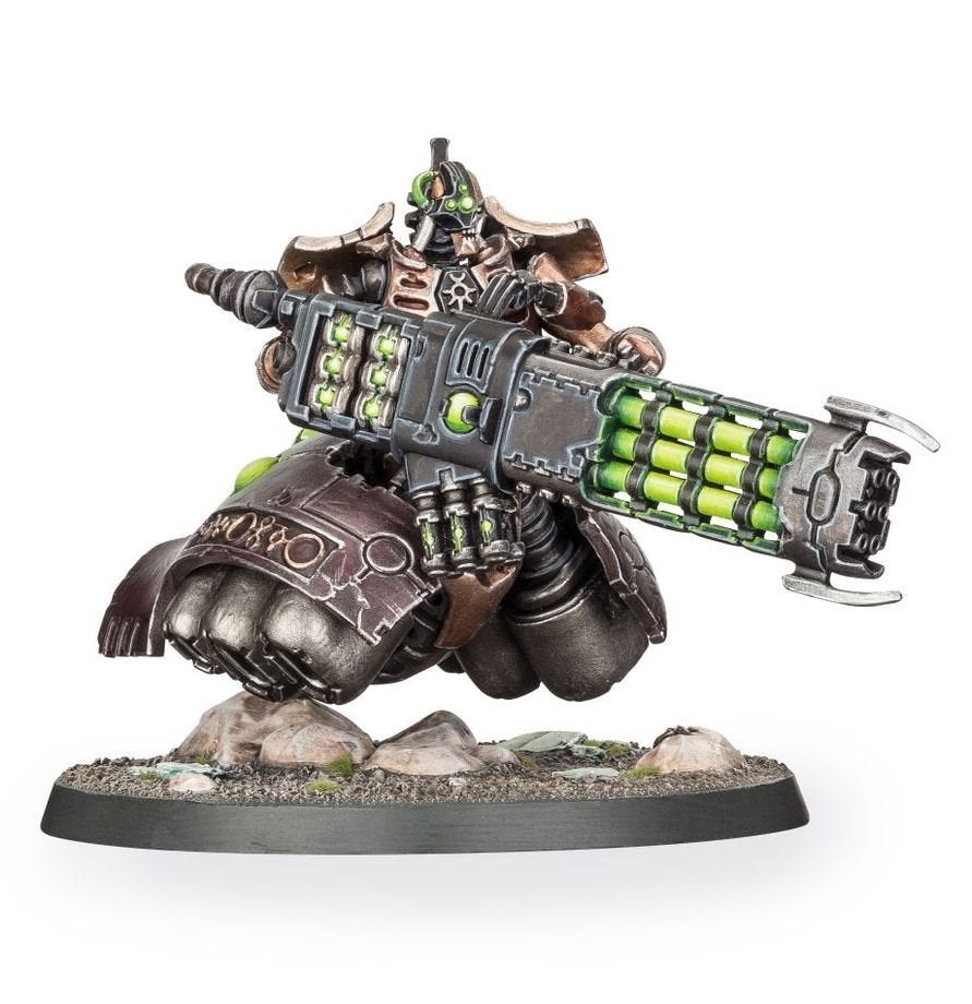 Warhammer 40,000 Necrons Lokhust Heavy Destroyer Push-Fit Miniature Model Kit with Gauss Destructor or Enmitic Exterminator, 60mm Base, Warhammer 40K Necron Army Unit (PRE-ORDER)