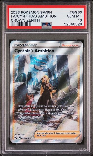Pokemon Cynthia's Ambition PSA 10 8328