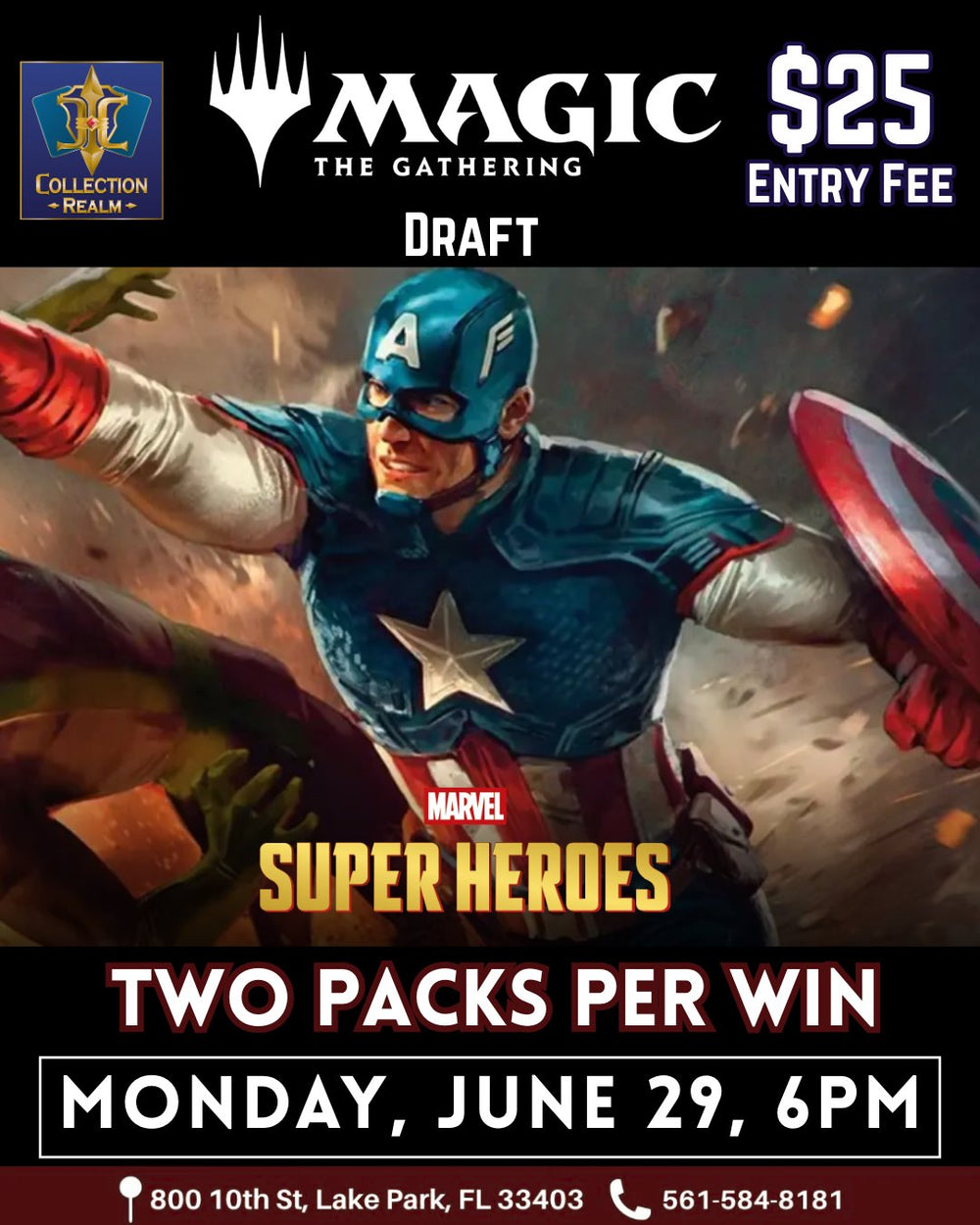 Magic: The Gathering TCG Marvel Super Heroes Draft – June 29, 2026 (Monday 6:00 PM)