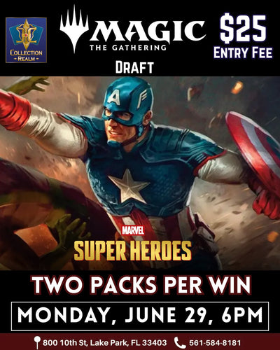 Magic: The Gathering TCG Marvel Super Heroes Draft – June 29, 2026 (Monday 6:00 PM)