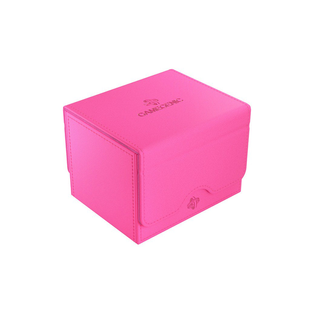 Gamegenic Sidekick 100+ XL Pink Convertible Deck Box for 100+ Double-Sleeved Cards, Magnetic Closure, Extra-Large Storage for Commander Decks, Tokens, and Trading Card Games