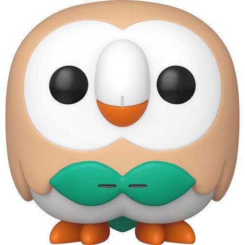 Rowlet Brindibou - Bauz #1092 Funko Pop! Games Pokemon - Approx. 2 1/2" Collectible Vinyl Figure Bundled with Display Box Protector Case - Estimated Arrival: Sept. 2025 (PRE-SALE)