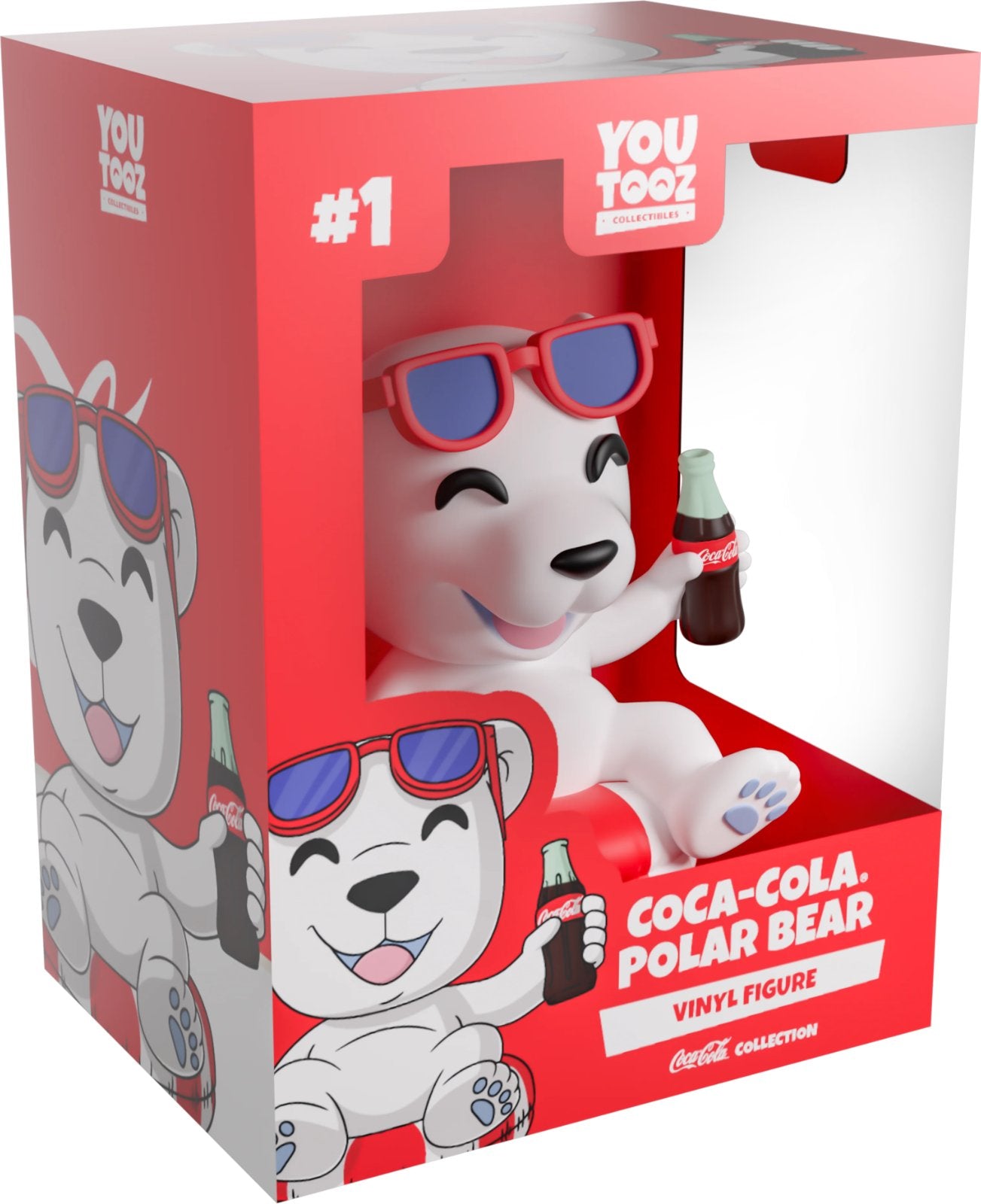 Coca-Cola Polar Bear Youtooz Collection - Approx. 3.3" Collectible Vinyl Figure #1 with Window Display Box (PRE-ORDER)