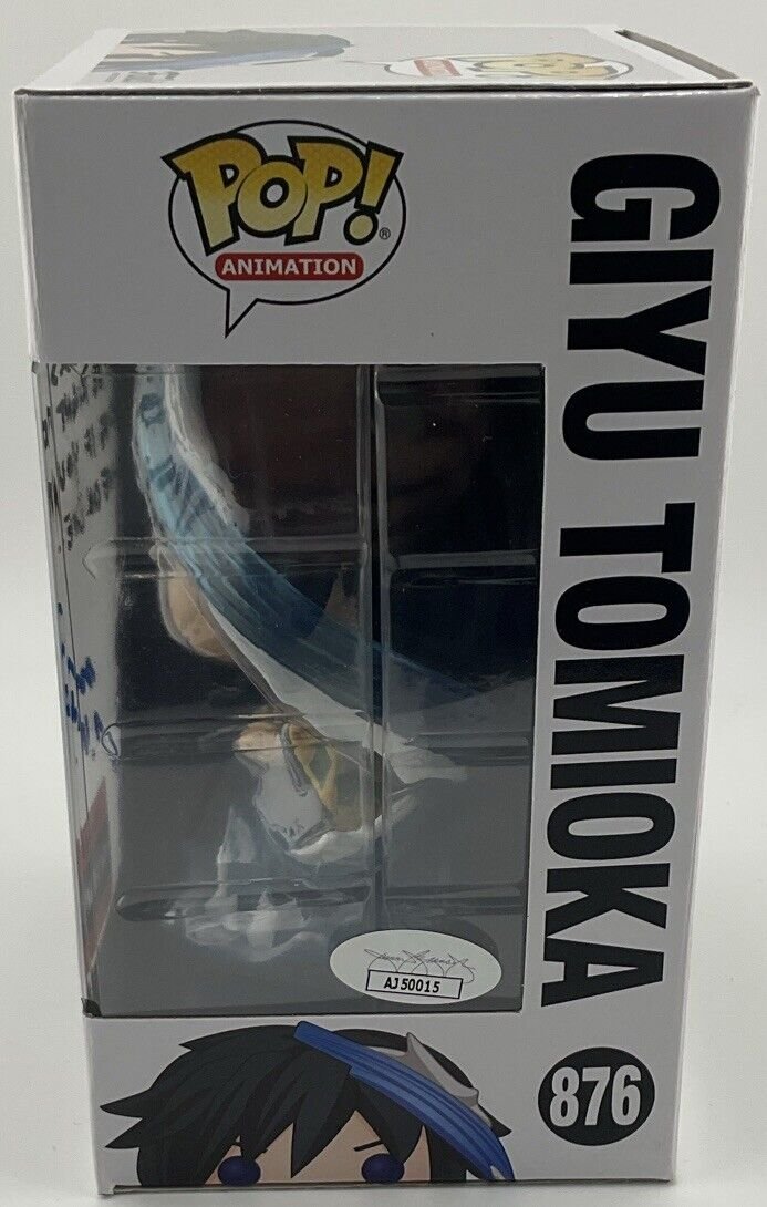 Funko Pop! Vinyl: Demon Slayer: Giyu Tomioka #876 SIGNED By Johnny Yong Bosch