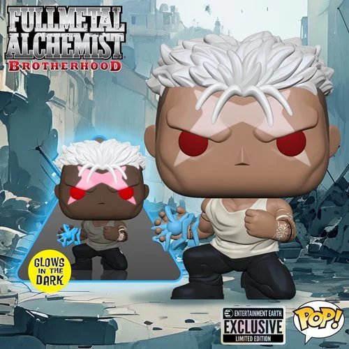 Scar Funko Pop! Animation Fullmetal Alchemist Brotherhood - Approx. 3 1/2" Collectible Glows In The Dark Entertainment Earth Exclusive Limited Edition Vinyl Figure #1486 with Display Box Protector Case