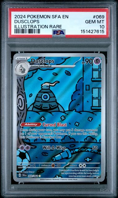 Pokemon Dusclops SFA IR PSA 10 7615