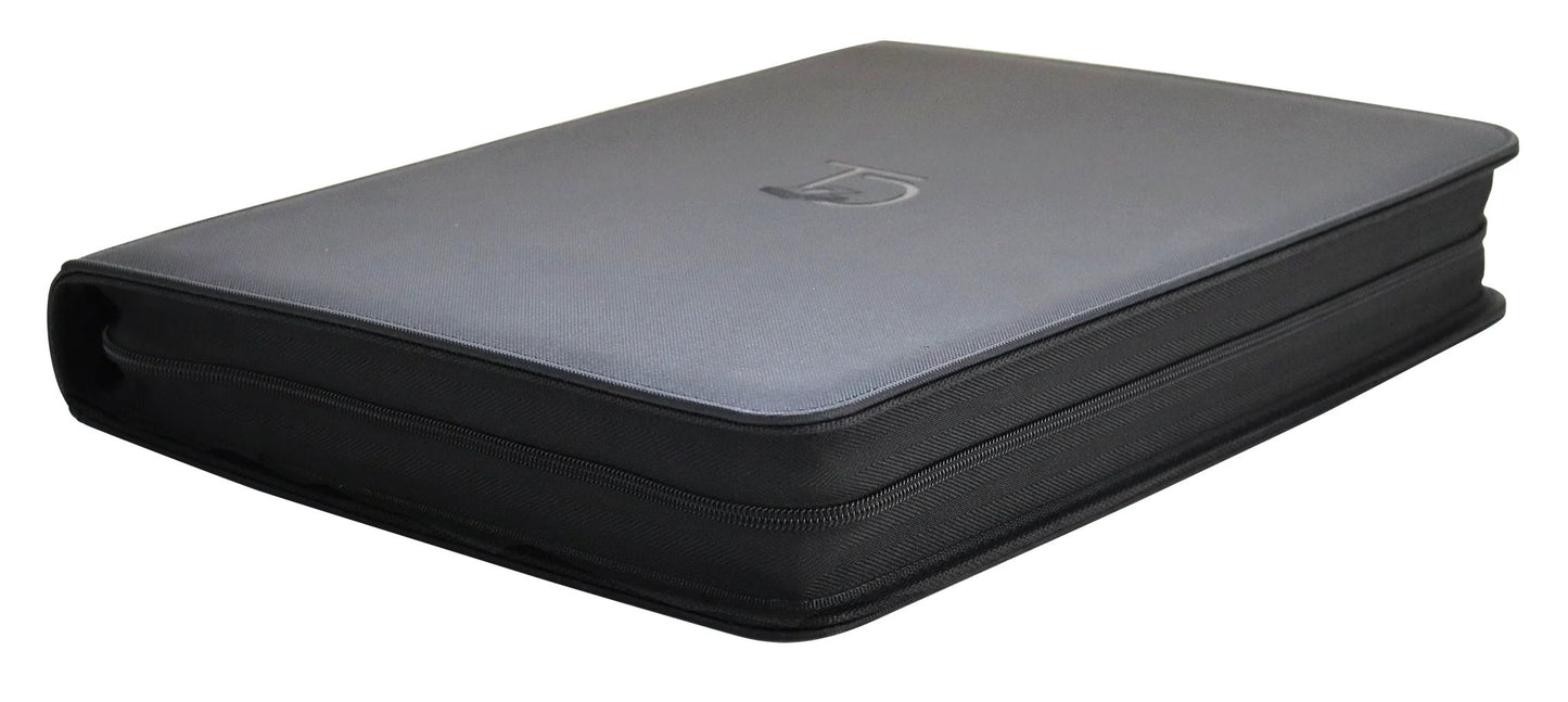 TopDeck Top Loader Binder for 216 Cards, 9 Pocket Side Loading Trading Card Album, Premium PU Leather Binder with Zipper, Acid-Free Non-PVC Pages, Compatible with Standard Toploaders for Sports & TCG Cards (PREORDER - Release Date July 2026)