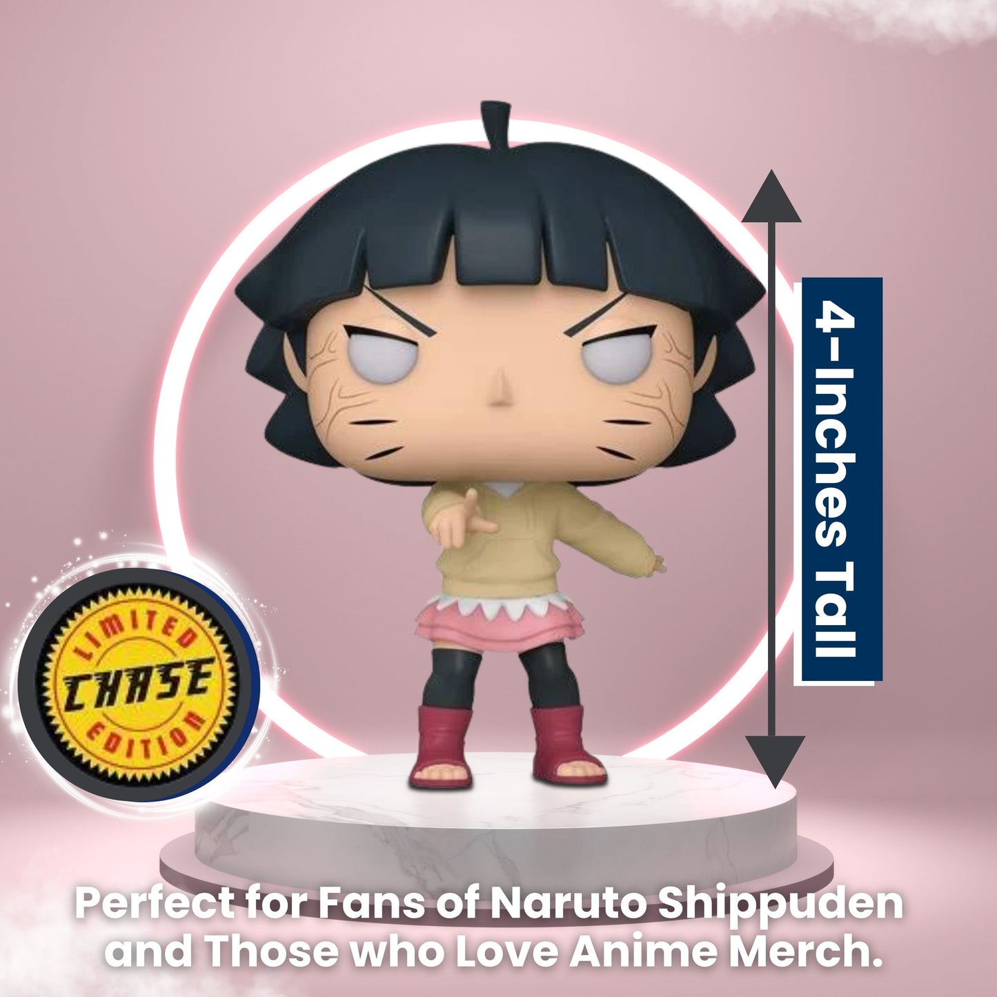 Himawari Uzumaki Funko Pop! Animation Boruto - Naruto Next Generation - Chase Limited Edition Vinyl Figure #1654 with Window Display Box