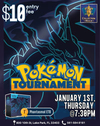 Pokemon Tournament – Thursday, January 1, 7:30 PM