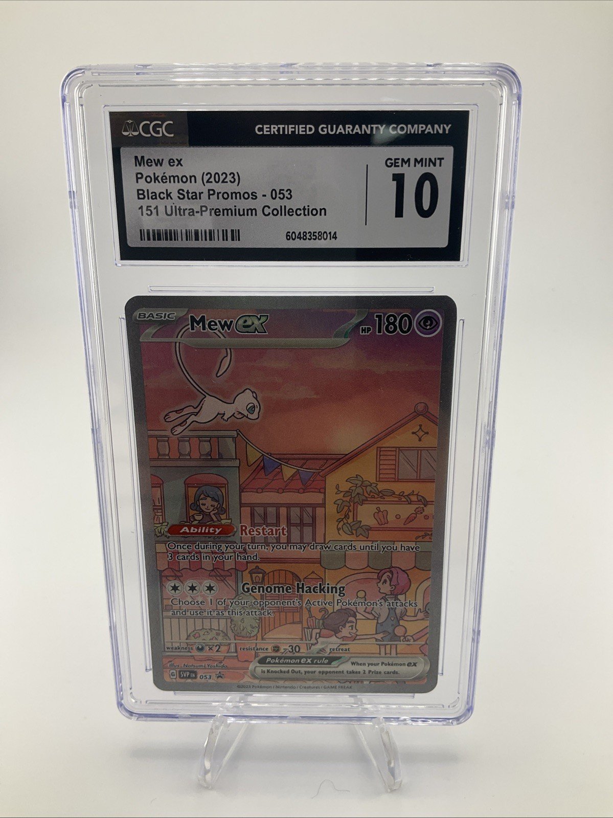 CGC 10 Mew ex 053 Pokemon 151 Ultra Premium Collection Black Star Promo Alt Art