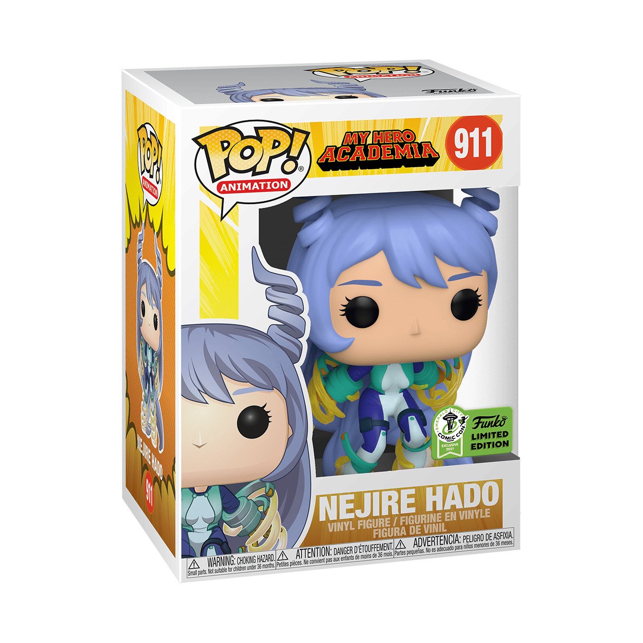 Funko Pop! Vinyl: My Hero Academia - Nejire Hado - Emerald City Comic Con (ECCC)