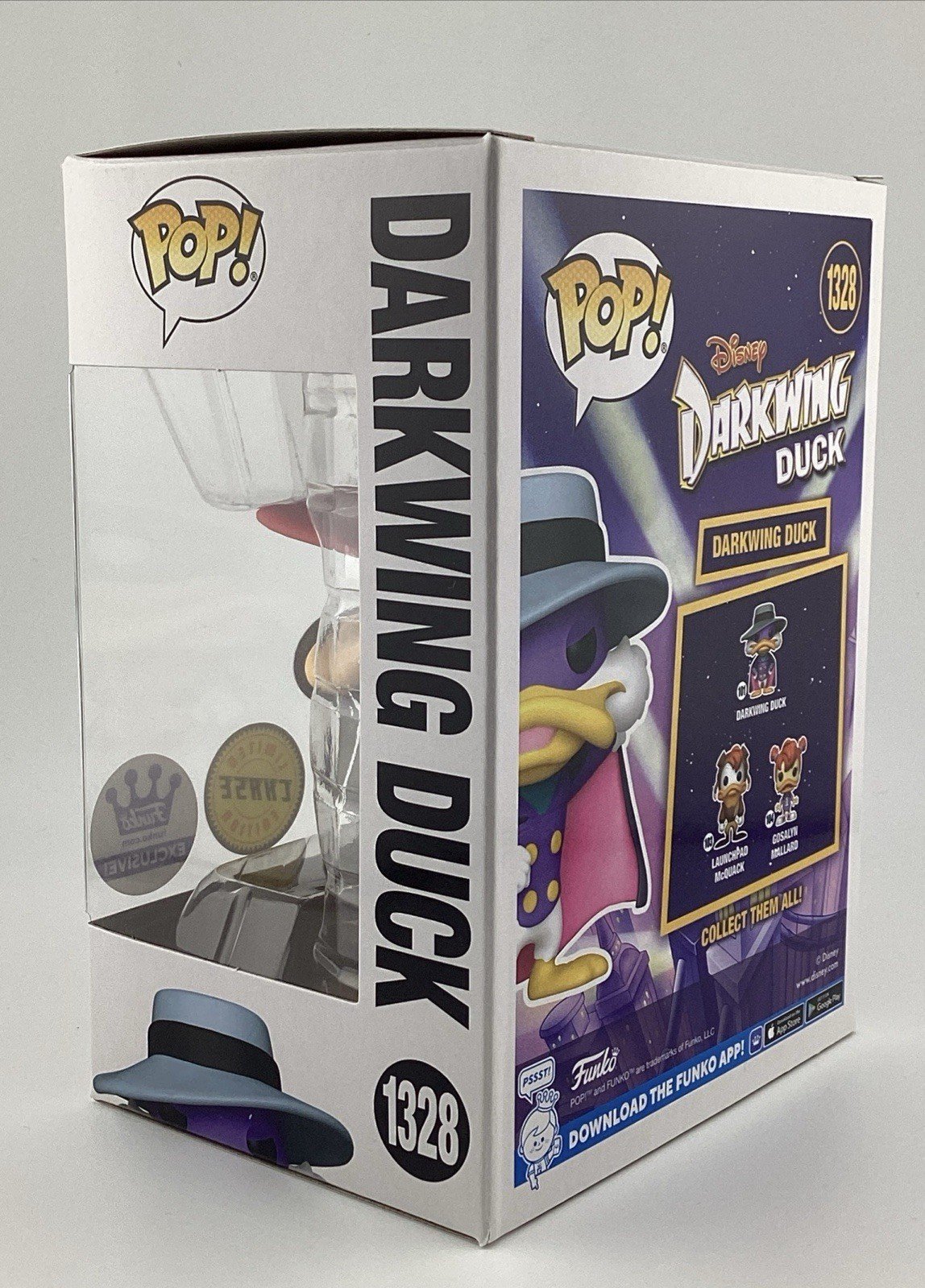 Funko Pop! Vinyl: Disney - Darkwing Duck (Chase) - Funko Web (FW) Excl #1328