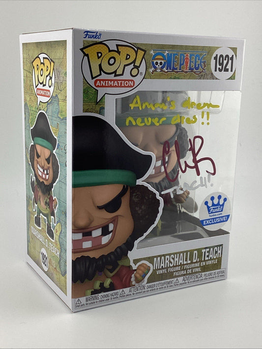 Funko Pop! One Piece - Marshall D. Teach - Funko Excl Signed Chris R #1921