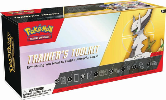 Pokémon TCG Trainer’s Toolkit 2023 booster packs Pokémon cards and accessories