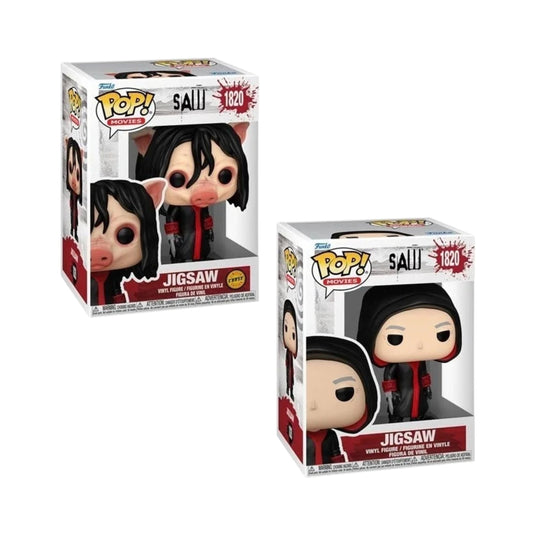 Jigsaw #1820 Funko Pop! Movies Saw - Set of 2 (Chase and Common) Collectible Vinyl Figures