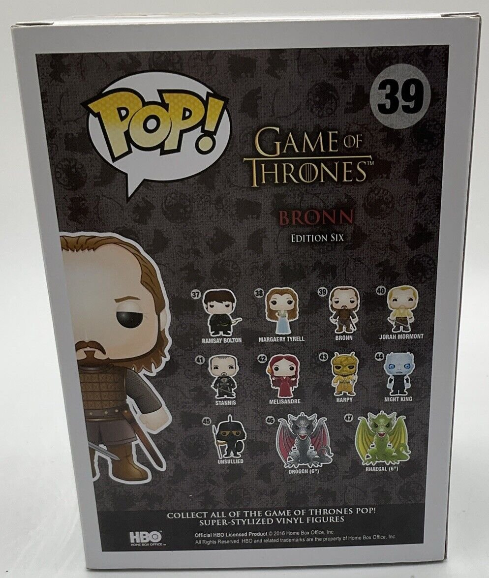 Funko Pop! Vinyl: Game of Thrones - Bronn #39