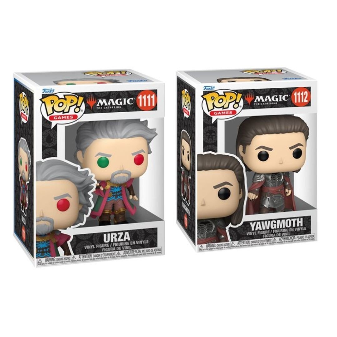 Magic: The Gathering Funko Pop! Games - Set of 2 (Yawgmoth #1112 and Urza #1111) Collectible Vinyl Figures - Estimated Arrival: Oct. 2025 (PRE-SALE)