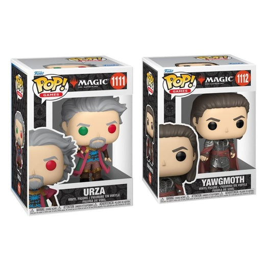 Magic: The Gathering Funko Pop! Games - Set of 2 (Yawgmoth #1112 and Urza #1111) Collectible Vinyl Figures - Estimated Arrival: Oct. 2025 (PRE-SALE)