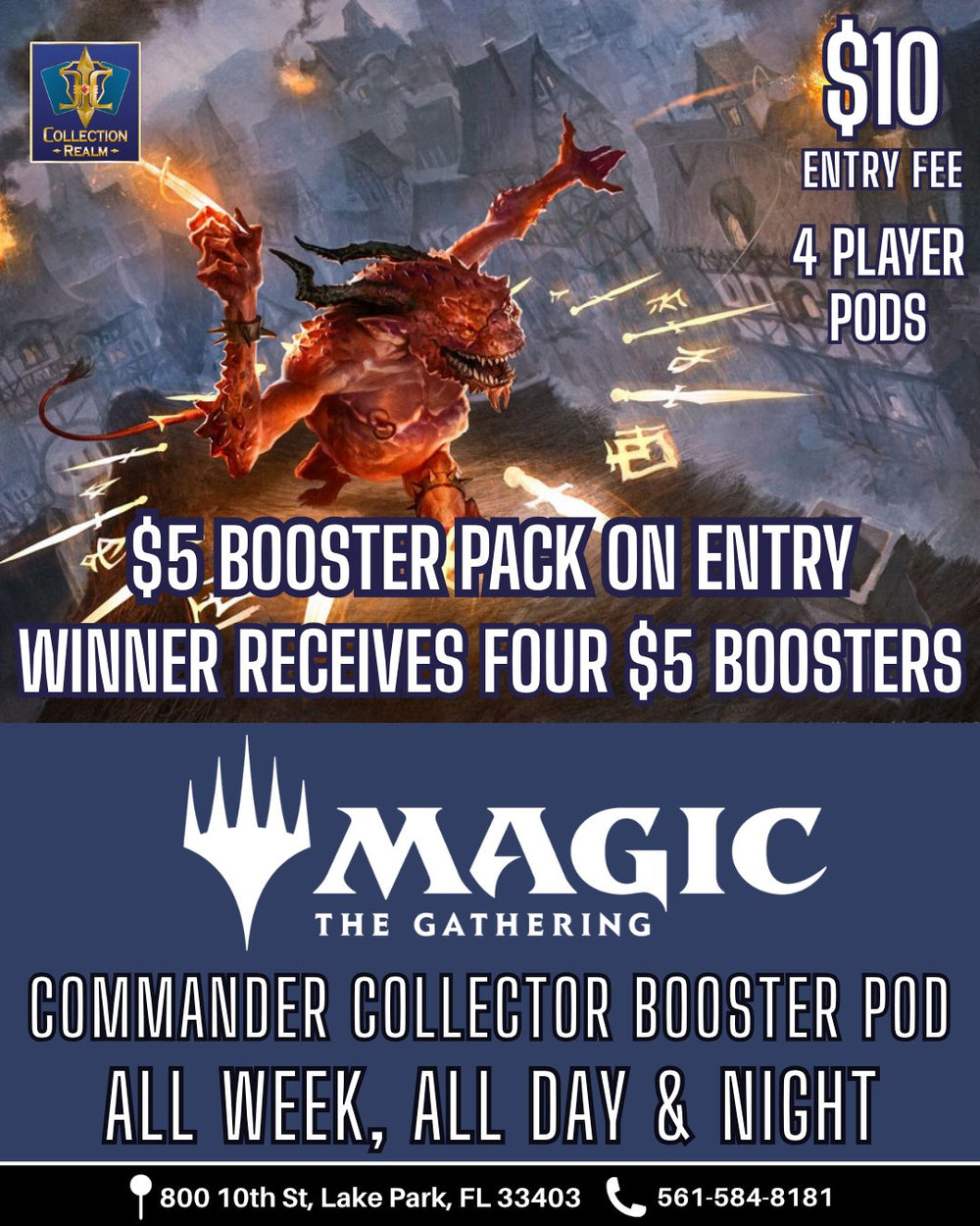 MTG Commander Collector Booster Pod All-Week Tournament – Collector Commander Showdown