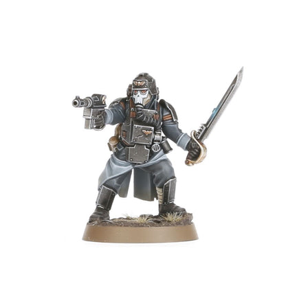 Warhammer 40,000 Astra Militarum Death Korps of Krieg Combat Engineers Set – 5+1 Plastic Miniatures Kit with Customisable Weapons, Remote Mine, Transfer Sheet, Citadel Bases (PRE-ORDER)