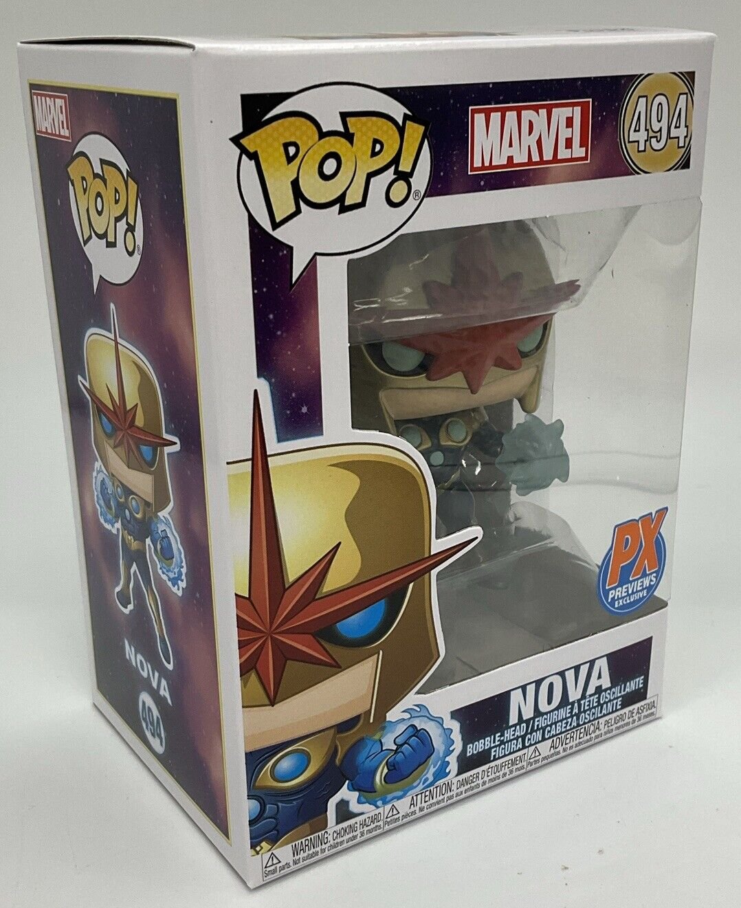 Funko Pop! Marvel - Nova (Metallic) Vinyl Figure