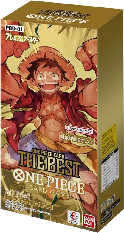 One Piece TCG PRB-01 The Best Japanese Booster Box Collectible One Piece Trading Card Game