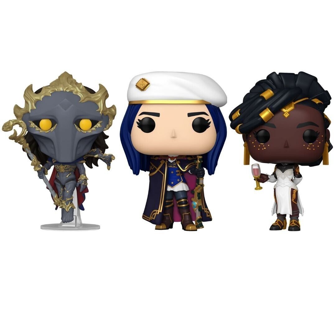 Arcane: League of Legends Wave 2 Funko Pop! Television - Set of 3 (Champion Victor #1487, Caitlyn #1488, and Mel  #1489) Collectible Vinyl Figures (PRE-SALE)