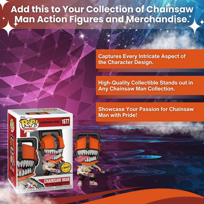 Bloody Chainsaw Man Funko Pop! Animation - Chase Limited Edition Vinyl Figure 1677 with Window Display Box (PRE-ORDER)