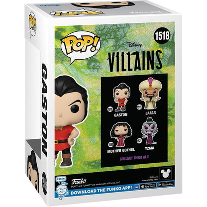 Gaston Funko Pop! Disney Villains Beauty and the Beast - Approx. 4 1/4" Collectible Vinyl Figure #1518 with Display Box Protector Case