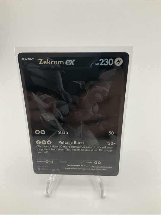 Zekrom ex Pokemon TCG Black Bolt 172/086  English Near Mint