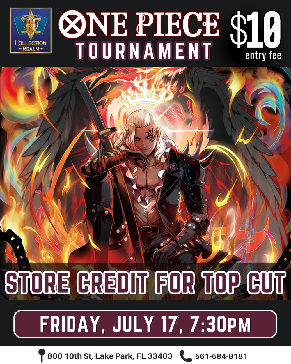 One Piece Card Game Tournament – July 17, 2026 (Friday 7:30 PM)