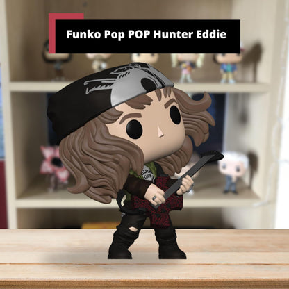 Hunter Eddie Funko Pop! TV: Stranger Things - Vinyl Figure #1462 with Window Display Box