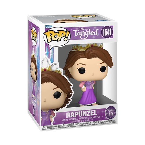 Rapunzel #1641 Funko Pop! Disney Tangled 15th Anniversary - Approx. 4 3/4" Collectible Vinyl Figure Bundled with Display Box Protector Case - Estimated Arrival: Sept. 2025 (PRE-SALE)