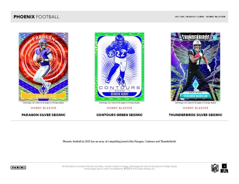 2025 Panini Phoenix Football Hobby Blaster Box
