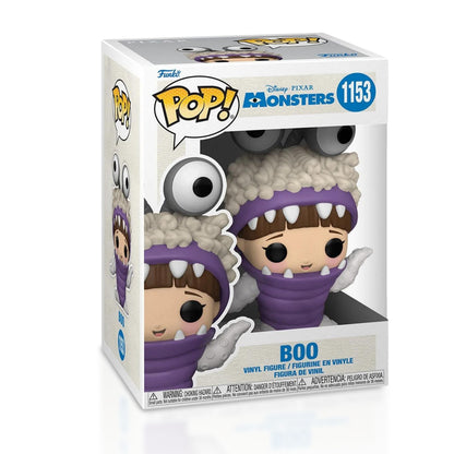 Boo with Hood Up Funko Pop! Disney Pixar Monsters Inc. 20th Anniversary  - Approx.3 3/4" Collectible Vinyl Figure #1153 with Display Box Protector Case