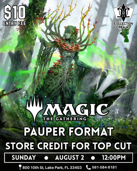 Magic: The Gathering Pauper Format – August 2, 2026 (Sunday 12:00 PM)