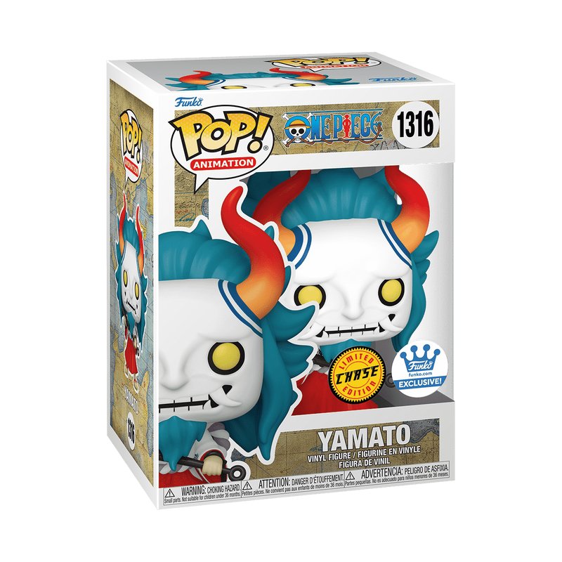 Yamato Funko Pop! Animation One Piece - Approx. 4.7" Collectible Exclusive Chase Limited Vinyl Figure #1316 with Window Display Box