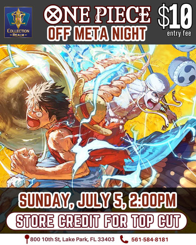 One Piece Card Game Off Meta Night – July 5, 2026 (Sunday 2:00 PM)