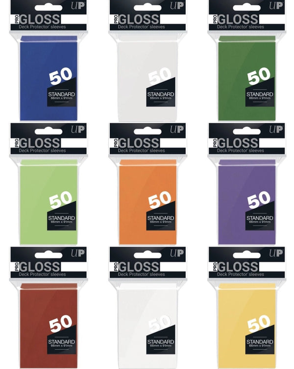 Ultra PRO Gloss Standard Deck Protectors for Trading Cards and Collectible Card Games