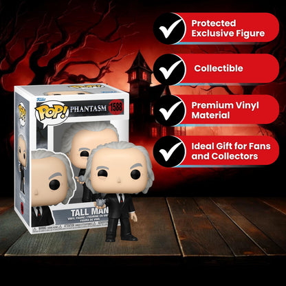 Tall Man Funko Pop! Phantasm - Vinyl Figure #1588  with Display Box Protector Case