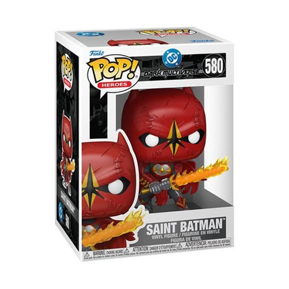 Saint Batman #580 Funko Pop! Heroes DC Tales from the Dark Multiverse - Approx. 4" Collectible Vinyl Figure Bundled with Display Box Protector Case - Estimated Arrival: Sept. 2025 (PRE-SALE)