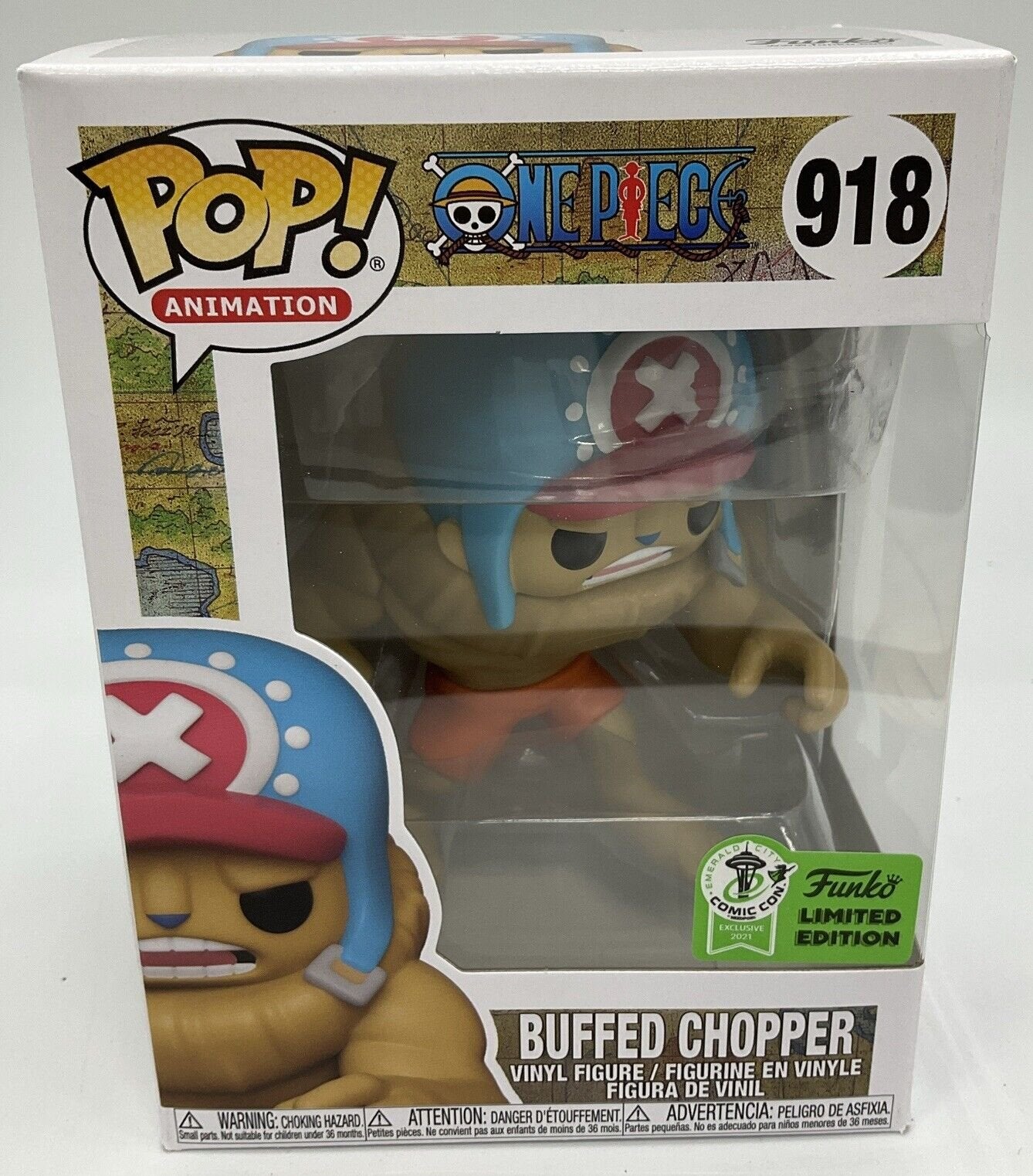 Funko Pop! Vinyl: One Piece - Buffed Chopper #918 - Emerald City Comic Con