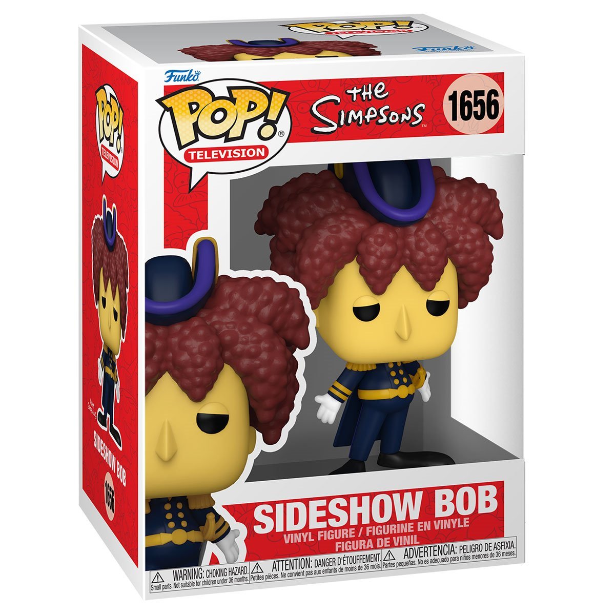 The Simpsons Funko Pop! Television - Set of 5 - Sideshow Bob #1656, Milhouse as Fallout Boy #1655, Martin Prince as Calliope #1654, Deep Space Homer #1653, and Bart Simpson with Skateboard #1652 - Collectible Vinyl Figures with Case